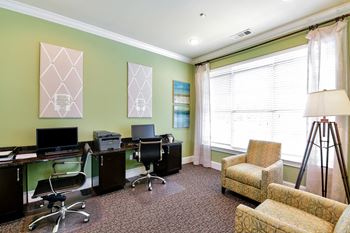 Lullwater at Bass | Resident Lounge & Business Center